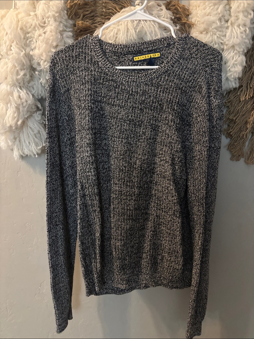 Women's Marled Crewneck Sweater - Gray